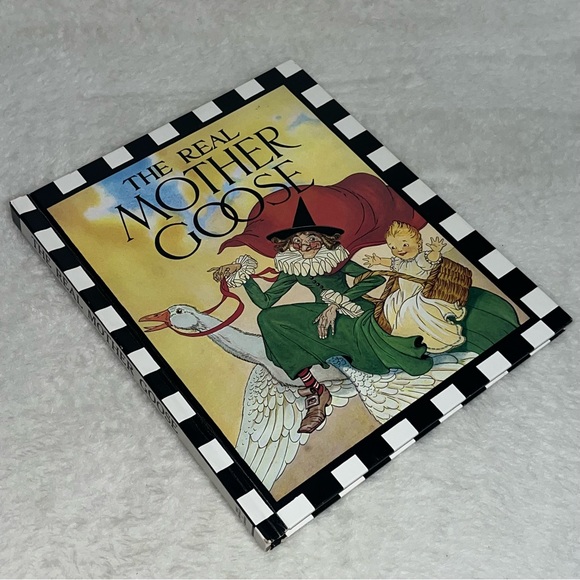 The Real Mother Goose 1944 hardback book of rhymes vintage - Picture 15 of 16
